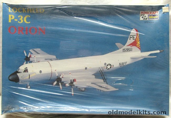 Hasegawa 1/72 Lockheed P-3C / CP-140 Orion - RCAF (Canadian) or US Navy VP-19, 1147 plastic model kit